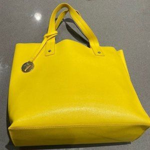 Yellow Furla tote?bag